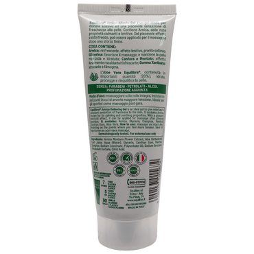 EQUILIBRA Gel ARNICA Azione Alleviante, Ideale Per Donare Sollievo Ed Una Piacevole Sensazione Di Freschezza Alla Pelle. Dalle Proprietà Calmanti e Lenitive 100ml