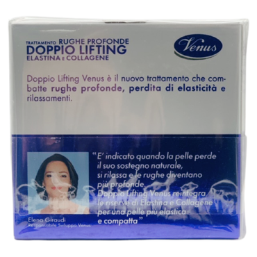 Trattamento Rughe Profonde DOPPIO LIFTING Con Elastina e Collagene. Lifta Le Rughe Di Superficie e Ripara Quelle Profonde, Stimola L'Elasticità e La Compattezza Della Pelle 50ml