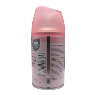 AIR FRESH Ricarica Spray Compatibile con gli Erogatori Automatici, Ideato per Donare ai Tuoi Ambienti un Piacevole Profumo, 250ml, Disponibile in Diverse Fragranze (Rosa)