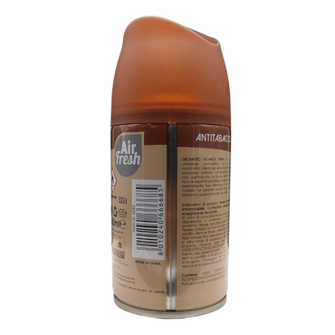 AIR FRESH Ricarica Spray Compatibile con gli Erogatori Automatici, Ideato per Donare ai Tuoi Ambienti un Piacevole Profumo, 250ml, Disponibile in Diverse Fragranze (Antitabacco)