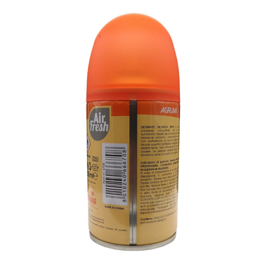 AIR FRESH Ricarica Spray Compatibile con gli Erogatori Automatici, Ideato per Donare ai Tuoi Ambienti un Piacevole Profumo, 250ml, Disponibile in Diverse Fragranze (Agrumi)