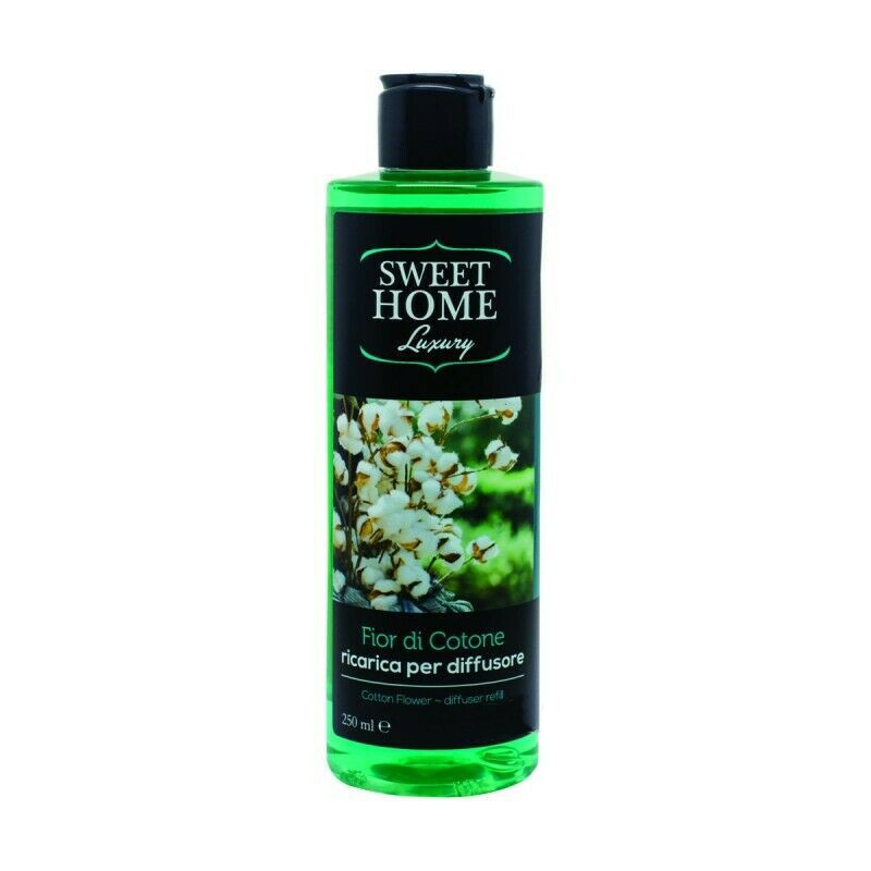 Sweet Home Luxury, Ricarica Diffusore Profuma Ambienti, Fragranza Fiori di Cotone 250ml