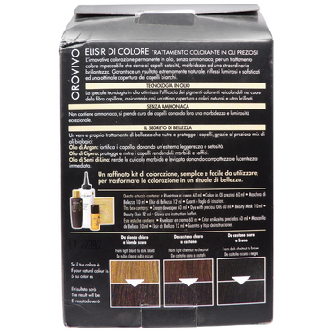 Biopoint Orovivo - Elisir di Colore, Set Tinta Capelli in Olio Senza Ammoniaca, Azione Nutriente e Illuminante, Dona un Colore Intenso e Brillante, 142 ml n° 3.00