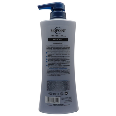 Biopoint Shampoo Delicato Con Olio di Moringa Per Uso Frequente - 5 Azioni 400ml. Questo shampoo è formulato per detergere delicatamente cute e capelli.