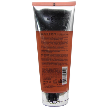 Biopoint - Scrub Corpo Pure Detox, con Sale del Mar Morto e scorza d'Arancia, Esfoliante e Levigante