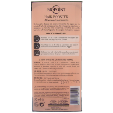 Biopoint Extreme Repair - Siero Concentrato Riparazione, con Bio-Peptide Complex, Acido Ialuronico e Phyto-cheratina, dona al Capello Idratazione, Lucentezza e Resistenza - 50 ml