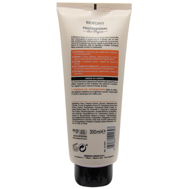 Biopoint Professional Hair Program - Balsamo Capelli Super Nutriente, Formula Ultra Ricca per Idratare e Nutrire i capelli secchi e sfibrati, 350 ml