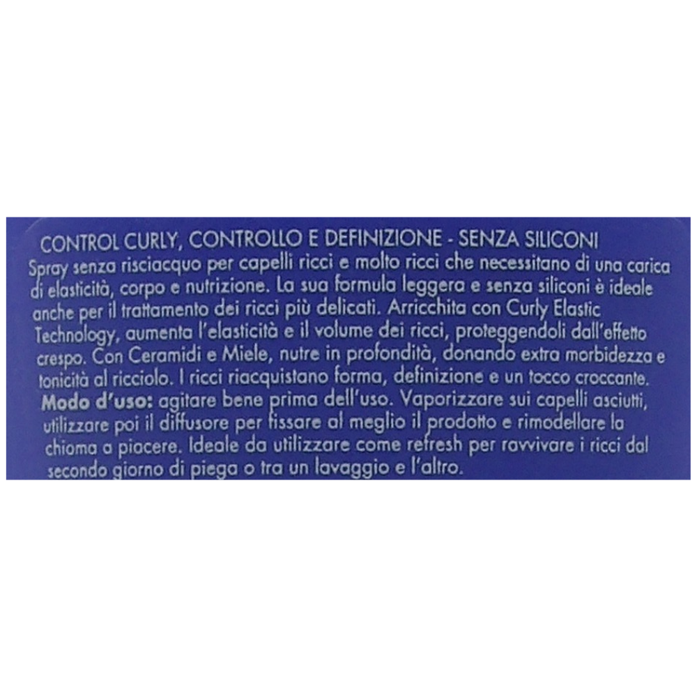 Biopoint Control Curly - Spray Attivaricci Leave-In Senza Risciaquo, Anti-crespo, Rimodellante e Ravvivante, Definisce i Capelli Ricci e Dona Corpo e Nutrizione, 200 ml