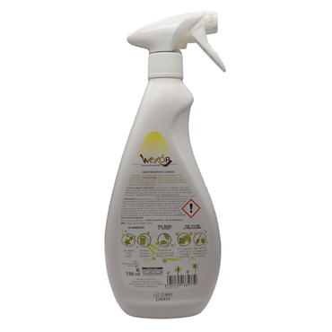 Wexór DEOBOOSTER Armonia Gialla, Essenza Multiuso Spray con Microcapsule Lunghissima Durata. Profumo Di ZAGARA, FIOR DI LOTO e ACCORDO MEDITERRANEO 750ml