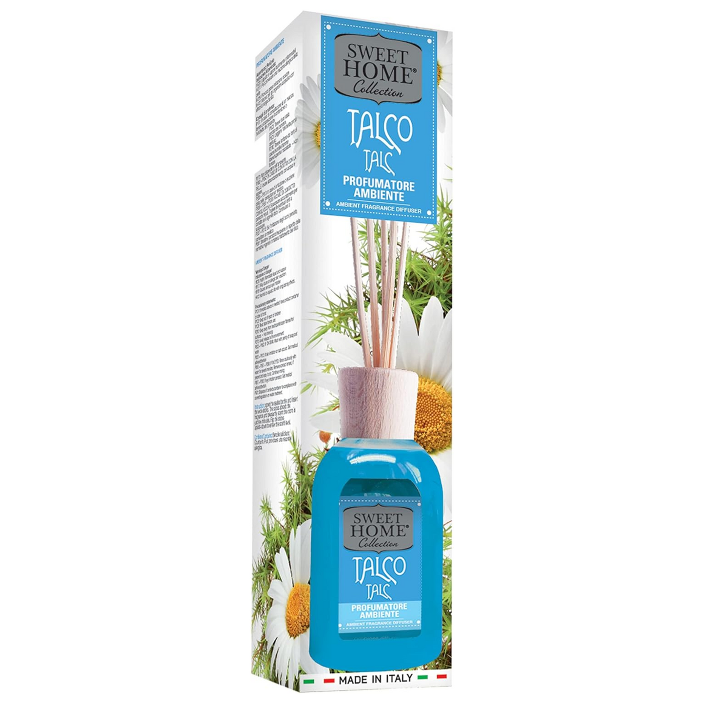 Sweet Home Collection Profumatore Ambiente, Durevole, Talco, 250ml