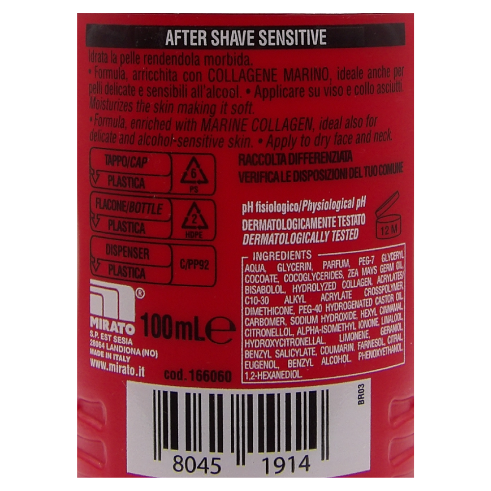 INTESA After Shave Balsamo Sensitive Collagene Marino 100 ml