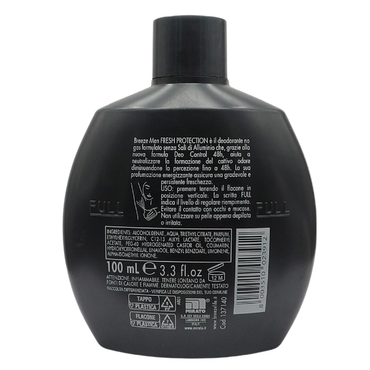 BREEZE Deodorante Profumato Men, FRESH PROTECTION, No Gas, Formulato Senza Sali Di Alluminio 100ml
