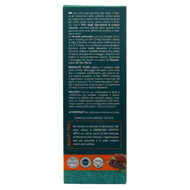 GEOMAR | Crema Gel Effetto Urto, Azione Tonificante Contro gli Inestetismi della Cellulite Resistente, Ingredienti 95% di Origine Naturale, Made in Italy, 200 ml