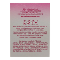 adidas for women,  Fruity Rhythm eau de toilette, 50 ml