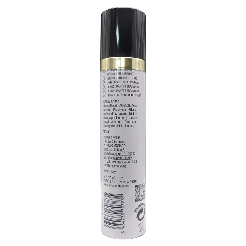 ALYSSA Ashley, Perfumed Deodorant Musk - Deodorante, 100 ml