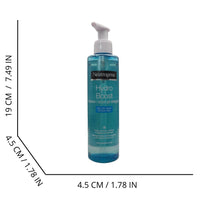 NEUTROGENA, Hydro Boost Acqua Gel Detergente Viso, Detergente schiumogeno viso con Acido Ialuronico e agenti idratanti, Gel detergente con azione struccante, 200 ml