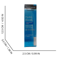 NEUTROGENA, Hydro Boost Contorno Occhi Anti-Fatica, idratante con Acido Ialuronico e Vitamina E, Aiuta ad attenuare i segni della stanchezza e le occhiaie, 15 ml