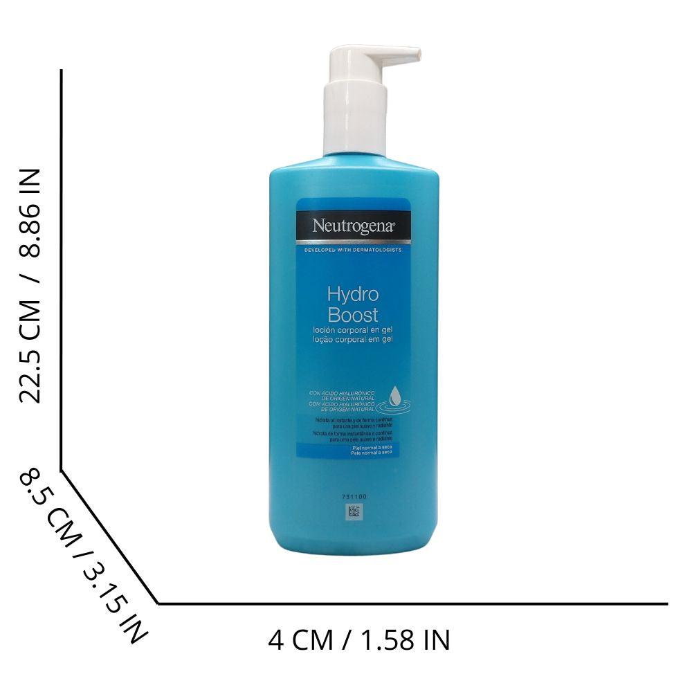 NEUTROGENA, Hydro Boost Lozione Gel per il Corpo Ultraleggera, Preserva l'idratazione della pelle, 400 ml