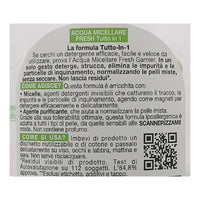 GARNIER Acqua Micellare Per Pelli Miste e Sensibili, Tutto In 1: Purifica, Opacizza e Strucca. Senza Profumo - Ipoallergenico. Azione Seboregolatrice 400ml.