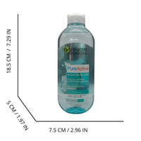 GARNIER Skin Active Pure Acqua Micellare Viso Pelli Miste Maxi Formato 400ml