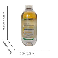 GARNIER Skin Active Acqua Micellare Bifase Con Olio D'argan, per Trucco Waterproof ad Azione Struccante Detergente Idratante Senza Risciacquo per Viso Occhi Labbra con Formula Senza Profumo, 400ml.