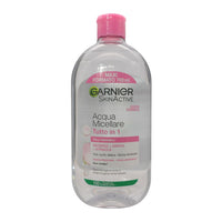 GARNIER SkinActive Acqua Micellare Tutto in 1, Per Pelli Sensibili, 100% del Trucco Rimosso, Pelle Detersa e Idratata per 12H, Senza Residui e Senza Risciacquo, Con Micelle e Glicerina, 700 ml