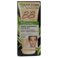 GARNIER BB Cream Natural Crema Idratante Tutto in 1, Arricchita con Pigmenti Naturali e Tè Verde, 50ml