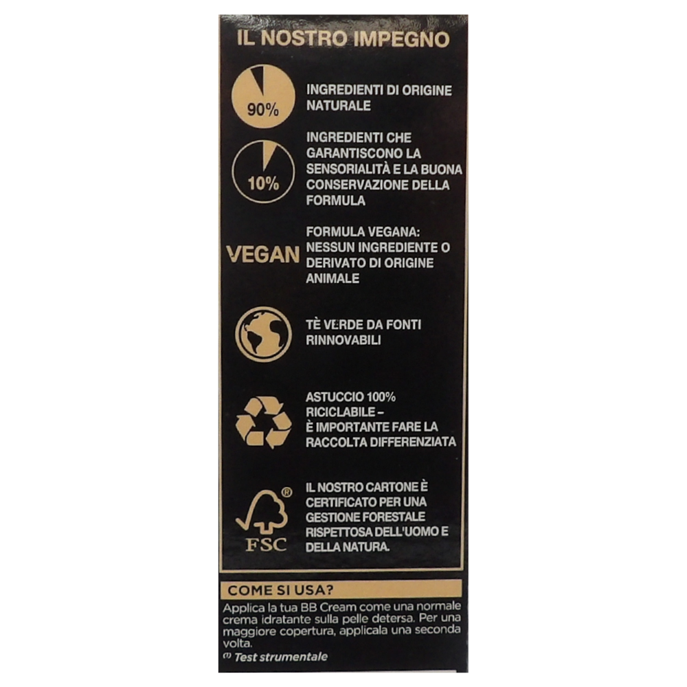 GARNIER BB Cream Natural Crema Idratante Tutto in 1, Arricchita con Pigmenti Naturali e Tè Verde, 50ml