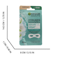 GARNIER Maschera Contorno Occhi con Acqua di Cocco - Effetto Ghiaccio - Illuminante