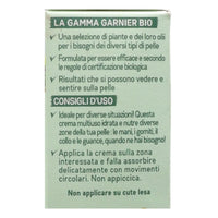 GARNIER Bio Crema Multiuso Riparatrice Naturale, Formula con Argan Idratante e Nutriente, Burro Karité Biologico, per Zone Secche o Screpolate, Adatta a Pelli Sensibili, 50ml