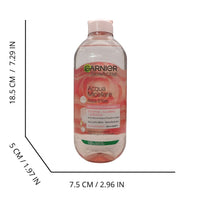 GARNIER Acqua Micellare, Acqua di Rose, Tutto in 1: Deterge, Illumina e Strucca. Per Pelli Spente e Sensibili, Ipoallergenica - Zero Residui 400ml