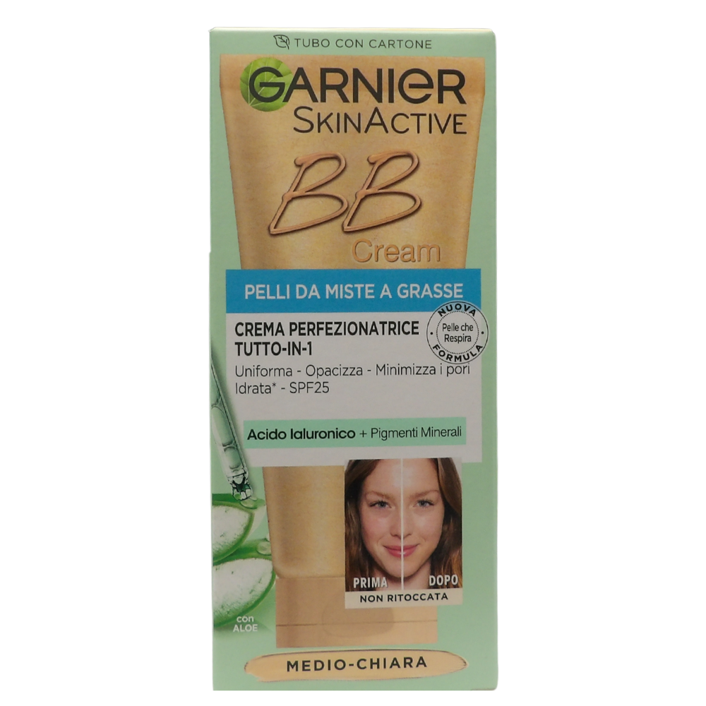 GARNIER BB Crema Perfezionatrice Anti-Lucidita Medio-Chiara 50ml