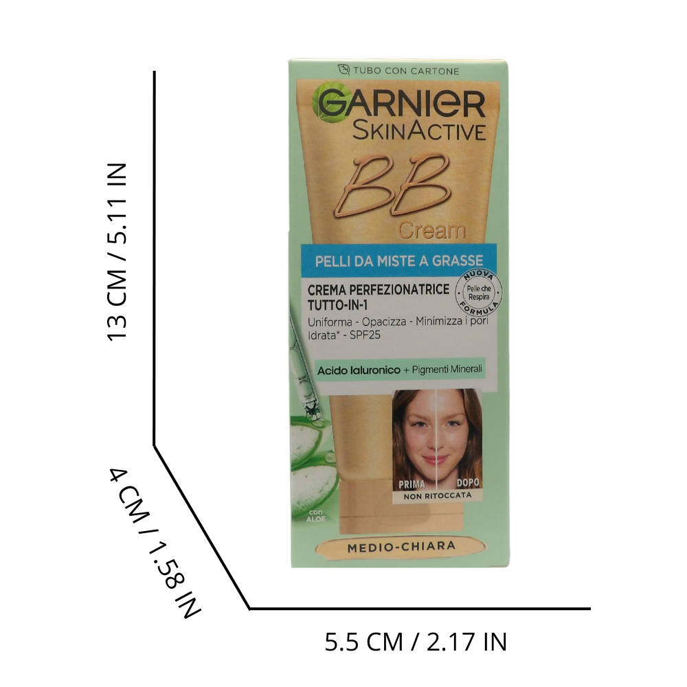 GARNIER BB Crema Perfezionatrice Anti-Lucidita Medio-Chiara 50ml