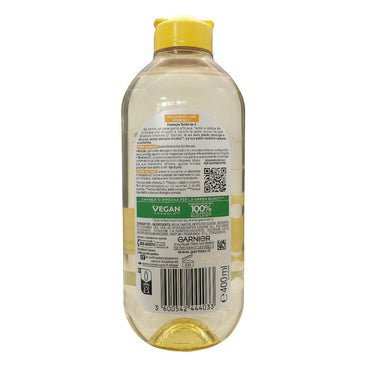 GARNIER Acqua Micellare Tutto in 1 SkinActive, Con Vitamina C, Per Pelli Spente e Non Uniformi, Senza Risciacquo, 400 ml