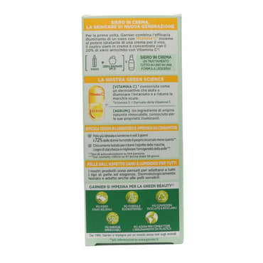 GARNIER Siero In Crema Viso Illuminante Con Vitamina C Idratante Garnier Skin Active 50ml