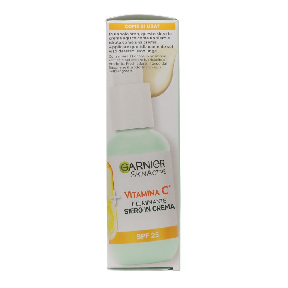 GARNIER Siero In Crema Viso Illuminante Con Vitamina C Idratante Garnier Skin Active 50ml