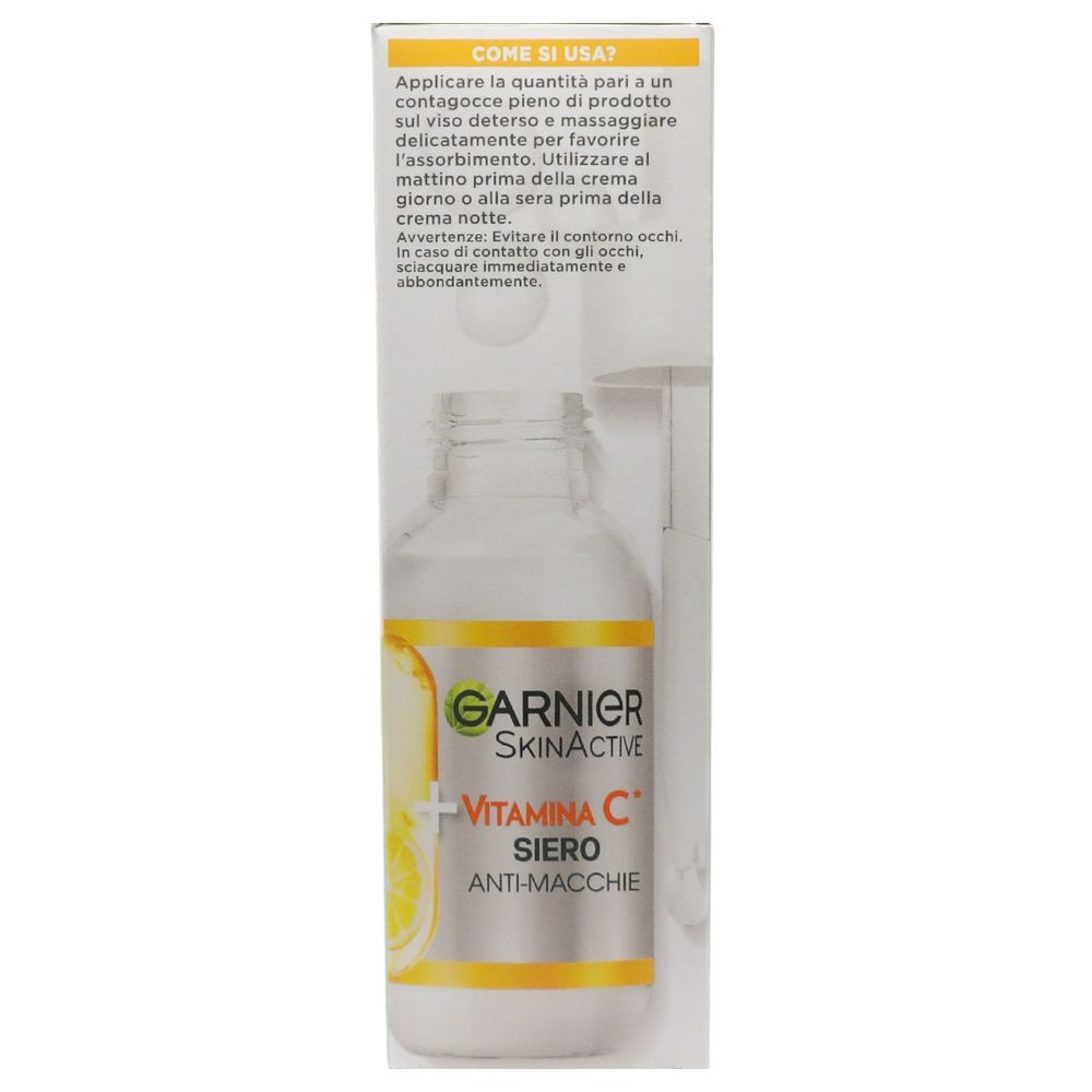GARNIER Siero Viso Antimacchie Vitamina C Acido Salicilico Pelle Luminosa 30ml