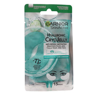 GARNIER SkinActive Maschera Occhi Hyaluronic Cryo Jelly, Anti-Fatica con Acido Ialuronico, Mentolo e Glicerina, Formula Effetto Ghiaccio, 5 g