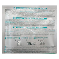 GARNIER Maschera In Tessuto Viso, HYALURONIC CRYO JELLY, Anti-Fatica, Per Pelli Stanche. -7°C Effetto Ghiaccio, 4% Glicerina + Mentolo + Acido Ialuronico 27g