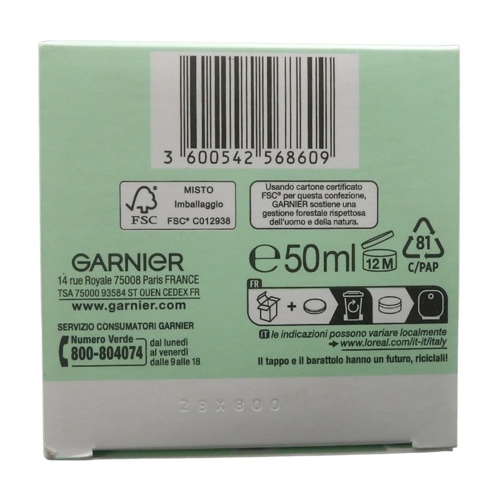 GARNIER Crema Gel Giorno, Per Pelli Normali, Azione Lenitiva, Arricchita con Acido Ialuronico, Aloe Vera e Glicerina, Pelle Idratata fino a 48h, Hyaluronic Aloe, 50 ml