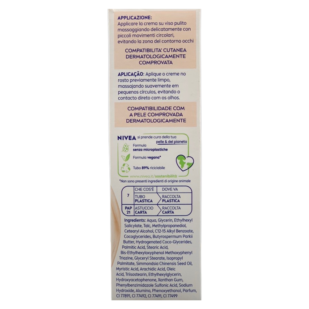 NIVEA ESSENTIALS BB Cream Super-Idratante 24H No Stop 50 ml, Crema Giorno SPF15 Uniformante, Crema viso Pigmentata, Crema Idratante con Olio di Jojoba Bio e Minerali