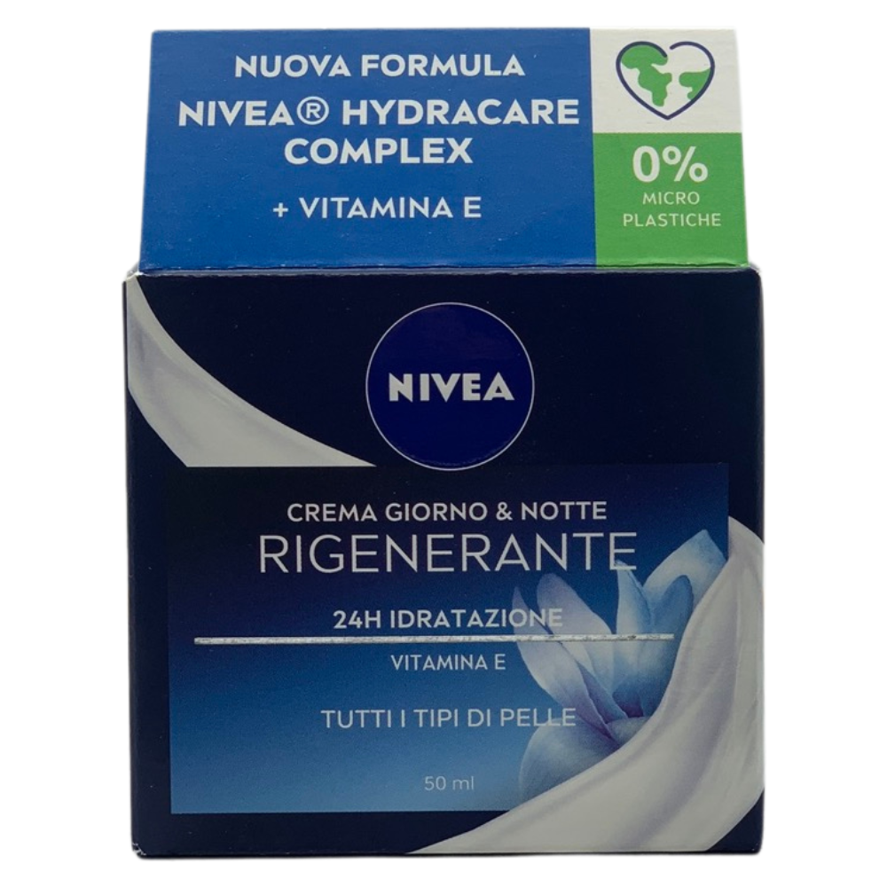 Nivea Crema Giorno & Notte Rigenerante 24H Idratazione, 50ml