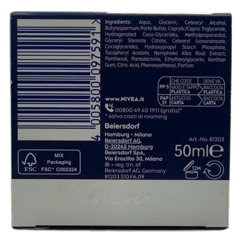Nivea Crema Giorno & Notte Rigenerante 24H Idratazione, 50ml