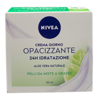 NIVEA Essentials Super Idratante 24h Opacizzante, Crema Giorno Viso Per Pelli Da Miste A Grasse, 50 Millilitro
