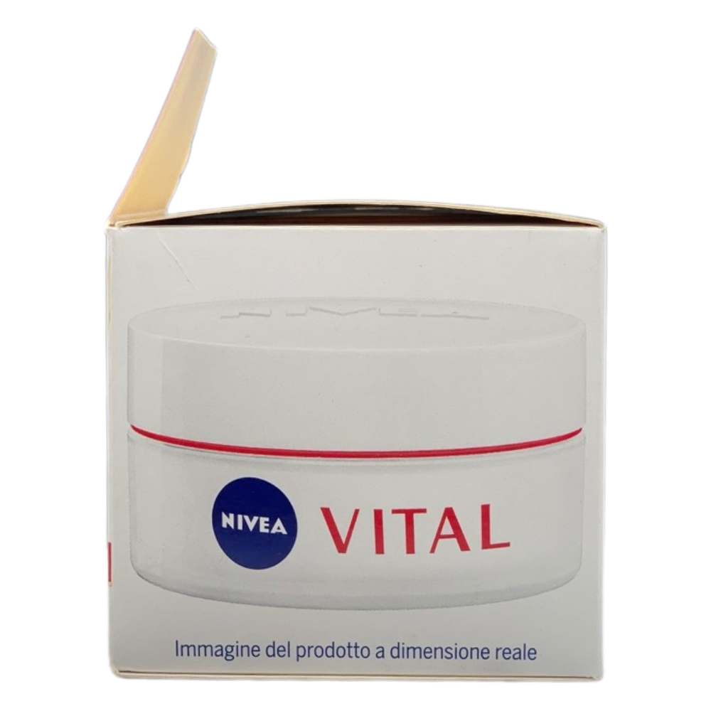 NIVEA Vital Antirughe Crema Giorno Viso Rivitalizzante per Pelli Mature, 50 ml