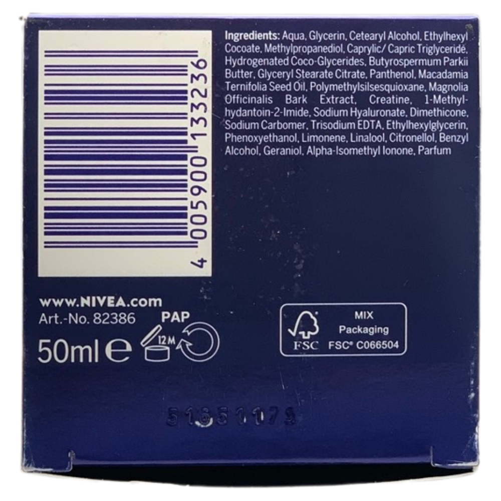 NIVEA Cellular Hyaluron Filler Anti-Age Crema Notte - 50 Ml