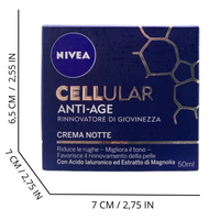 NIVEA Cellular Hyaluron Filler Anti-Age Crema Notte - 50 Ml