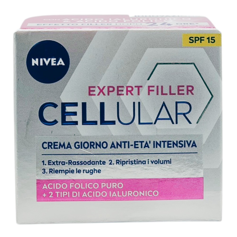 NIVEA Hyaluron Cellular Filler Rassodante Crema Giorno Viso Antirughe - 50 ml