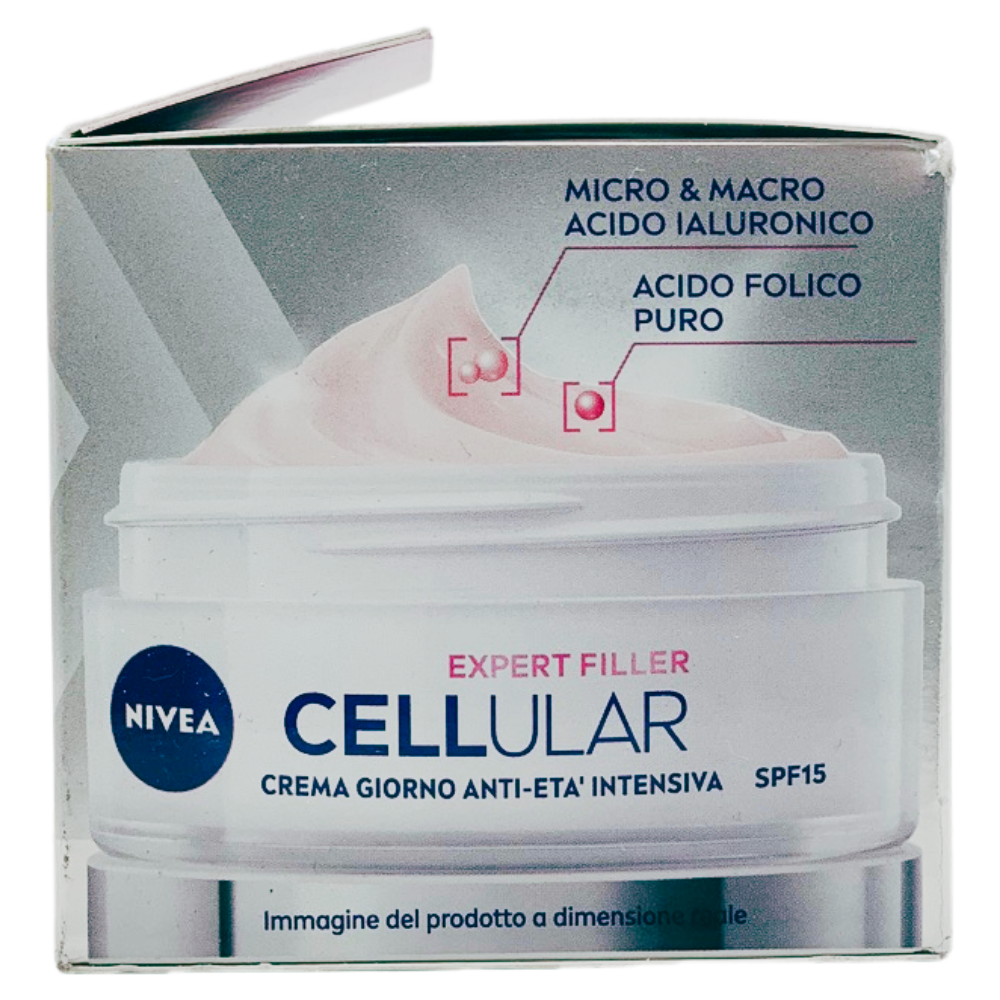 NIVEA Hyaluron Cellular Filler Rassodante Crema Giorno Viso Antirughe - 50 ml
