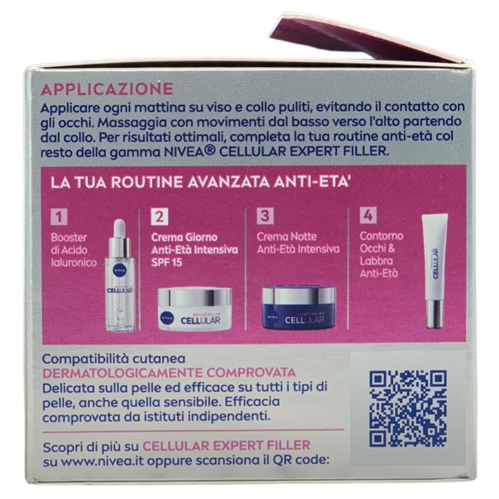 NIVEA Hyaluron Cellular Filler Rassodante Crema Giorno Viso Antirughe - 50 ml